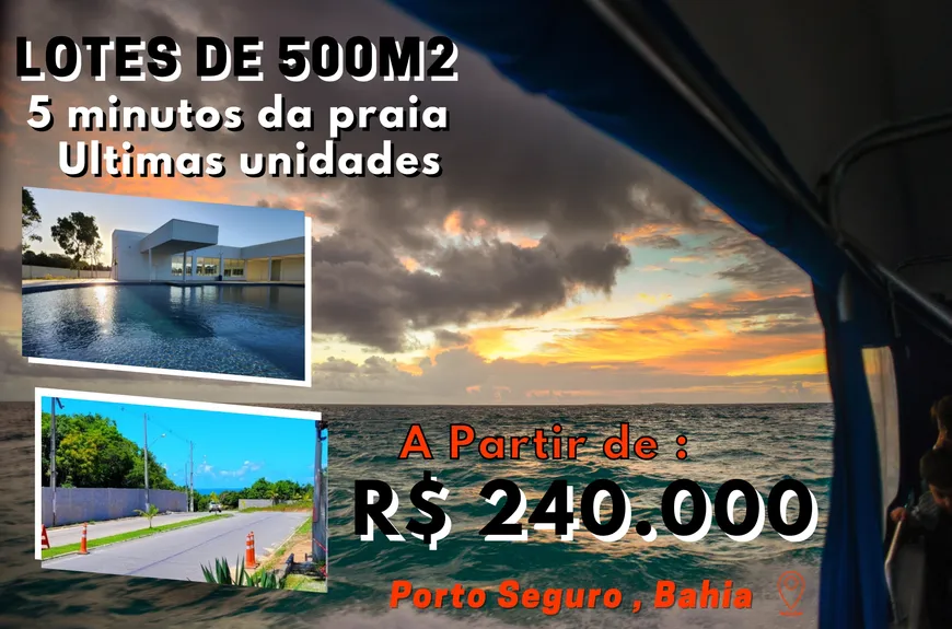 Foto 1 de Lote/Terreno à venda, 500m² em Taperapuan, Porto Seguro