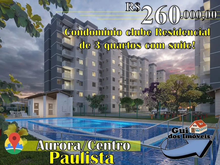 Foto 1 de Apartamento com 3 Quartos à venda, 56m² em Centro, Paulista