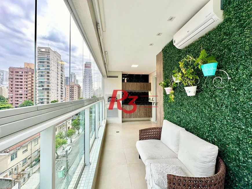 Foto 1 de Apartamento com 3 Quartos à venda, 110m² em Boqueirão, Santos