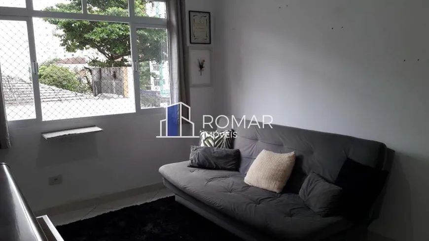 Foto 1 de Apartamento com 1 Quarto à venda, 50m² em Gonzaga, Santos