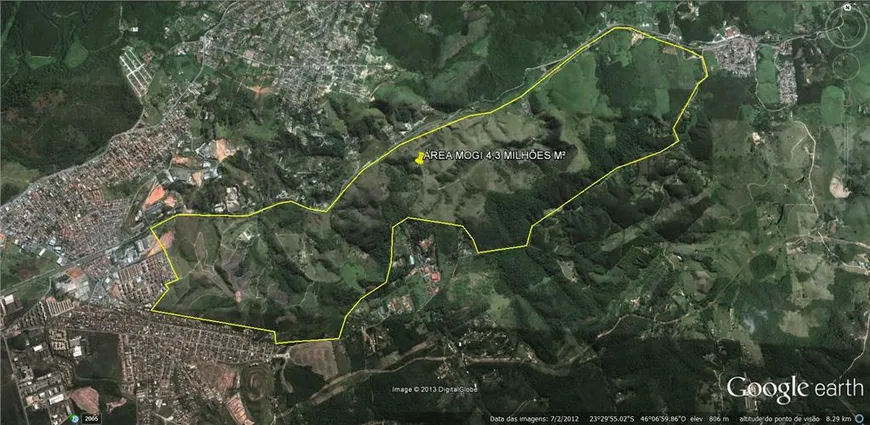 Foto 1 de Lote/Terreno à venda, 4300000m² em Cezar de Souza, Mogi das Cruzes