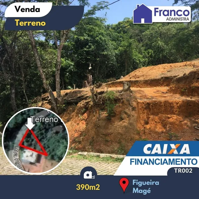 Foto 1 de Lote/Terreno à venda, 390m² em Figueira, Magé