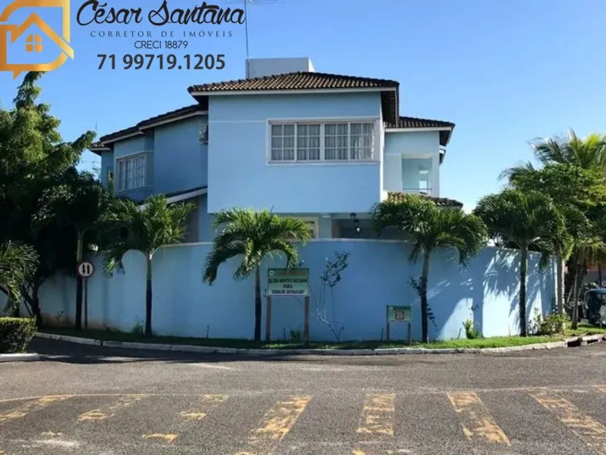 Foto 1 de Casa de Condomínio com 6 Quartos à venda, 420m² em Estrada do Coco, Lauro de Freitas