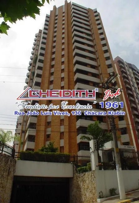 Foto 1 de Apartamento com 3 Quartos à venda, 106m² em Chácara Klabin, São Paulo