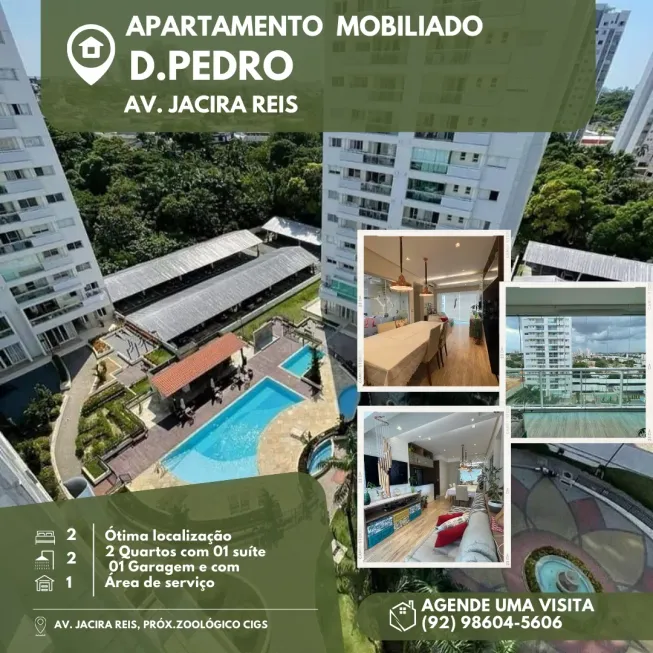 Foto 1 de Apartamento com 2 Quartos à venda, 71m² em São Jorge, Manaus