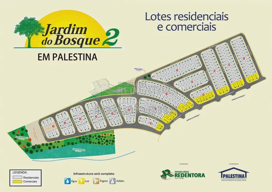 Foto 1 de Lote/Terreno à venda, 232m² em , Palestina