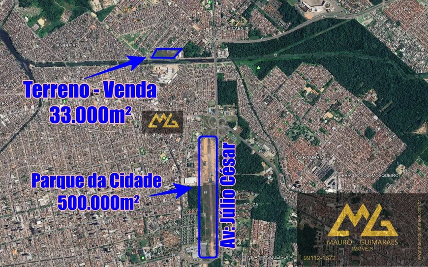 Foto 1 de Lote/Terreno para venda ou aluguel, 33000m² em Sacramenta, Belém