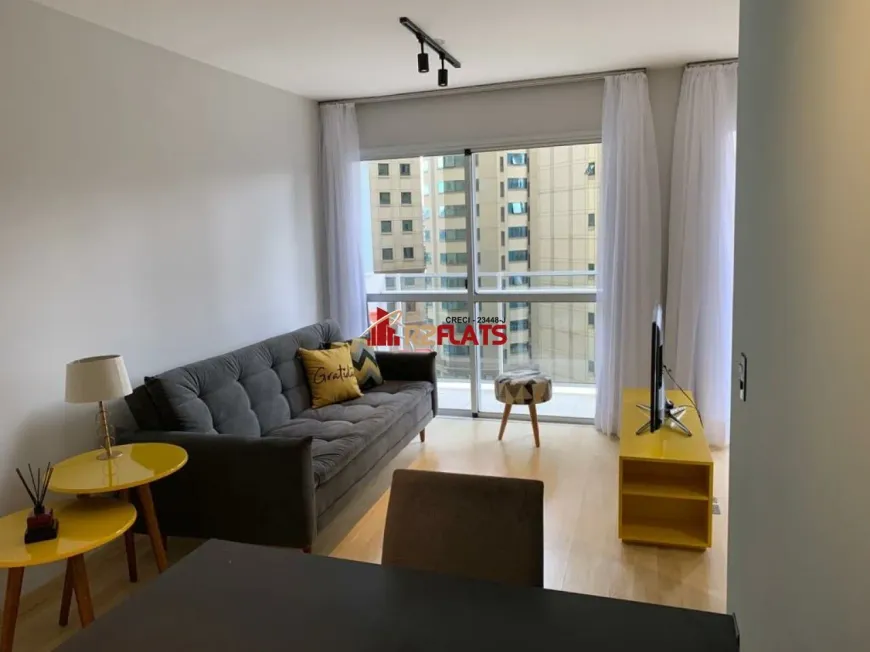 Foto 1 de Flat com 1 Quarto para alugar, 47m² em Moema, São Paulo