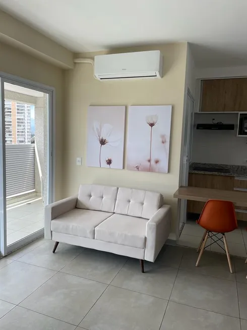 Foto 1 de Apartamento com 1 Quarto para alugar, 48m² em Ponta da Praia, Santos