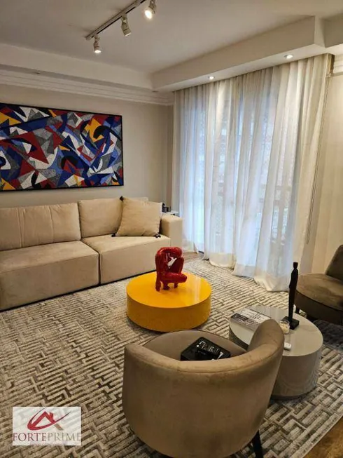 Foto 1 de Apartamento com 3 Quartos para alugar, 121m² em Brooklin, São Paulo