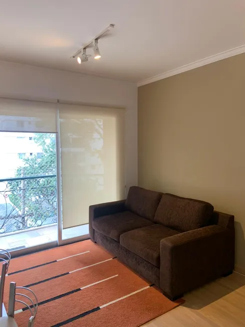 Foto 1 de Flat com 1 Quarto para alugar, 52m² em Jardim Paulista, São Paulo