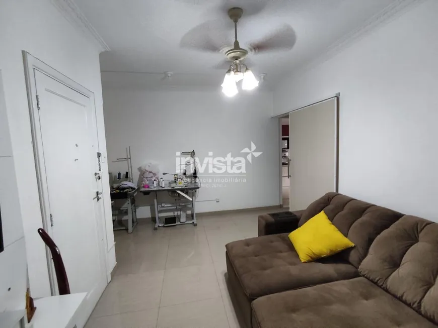 Foto 1 de Apartamento com 1 Quarto à venda, 59m² em Encruzilhada, Santos