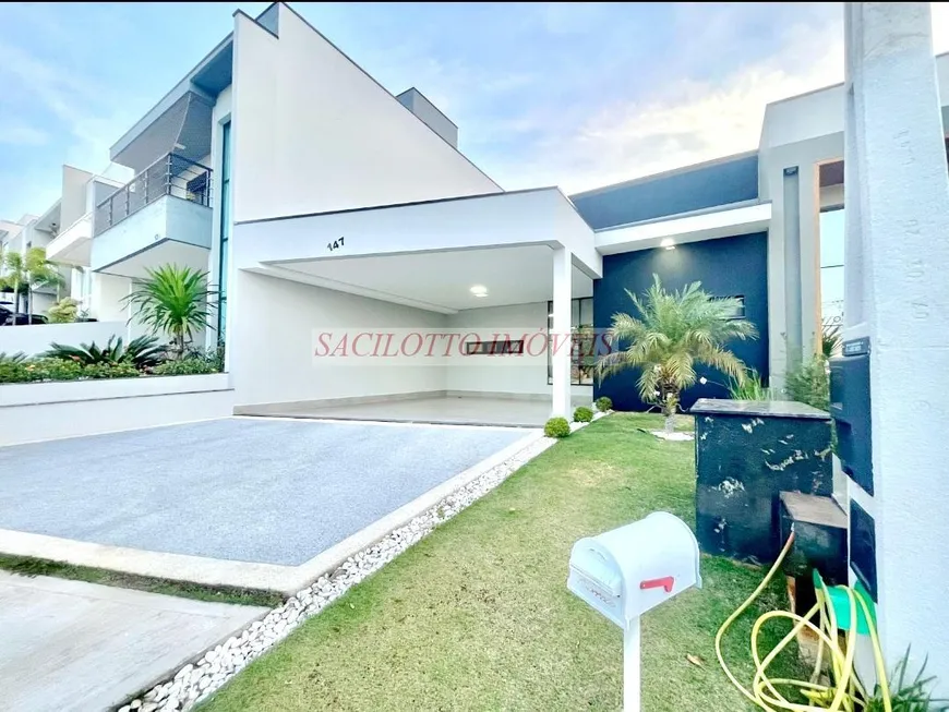 Foto 1 de Casa de Condomínio com 3 Quartos à venda, 150m² em JARDIM BRESCIA, Indaiatuba