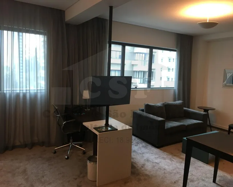 Foto 1 de Flat com 1 Quarto à venda, 52m² em Alphaville, Barueri