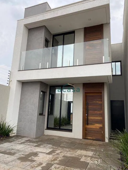 Foto 1 de Sobrado com 3 Quartos à venda, 136m² em Vista Linda, Cascavel