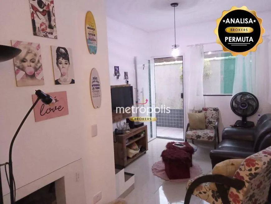 Foto 1 de Casa de Condomínio com 2 Quartos à venda, 57m² em Vila Caicara, Praia Grande