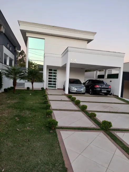 Foto 1 de Casa de Condomínio com 4 Quartos para venda ou aluguel, 400m² em Chacara do Remanso, Vargem Grande Paulista