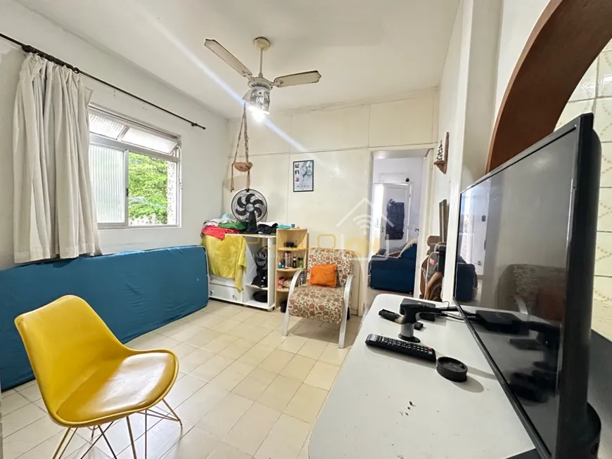 Foto 1 de Apartamento com 1 Quarto à venda, 46m² em Itararé, São Vicente