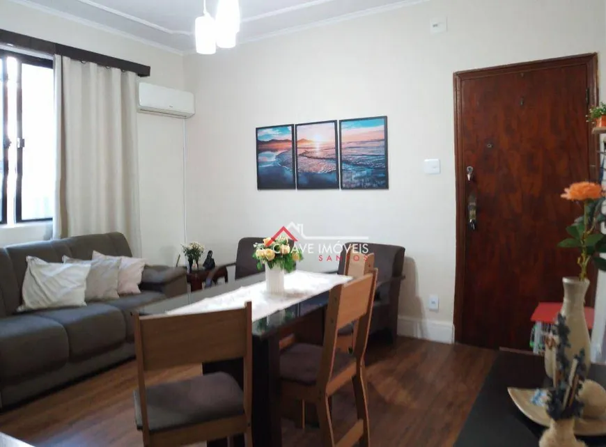 Foto 1 de Apartamento com 2 Quartos à venda, 75m² em Aparecida, Santos