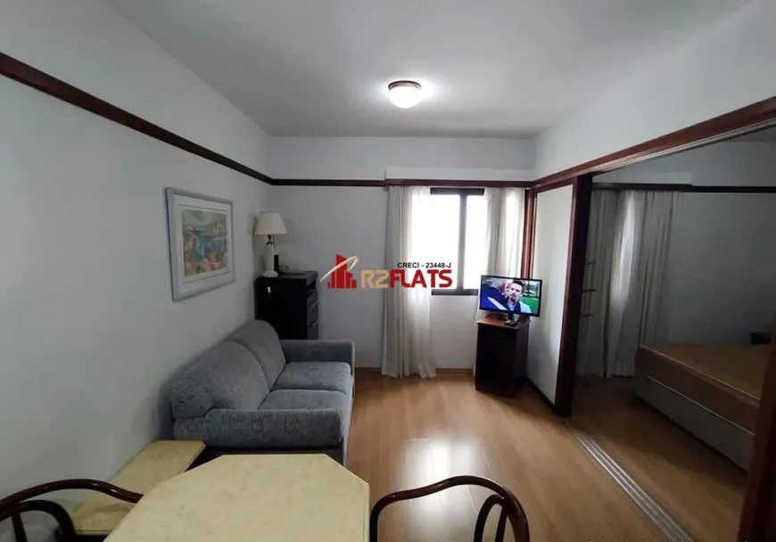 Foto 1 de Flat com 1 Quarto para alugar, 33m² em Jardim Paulista, São Paulo