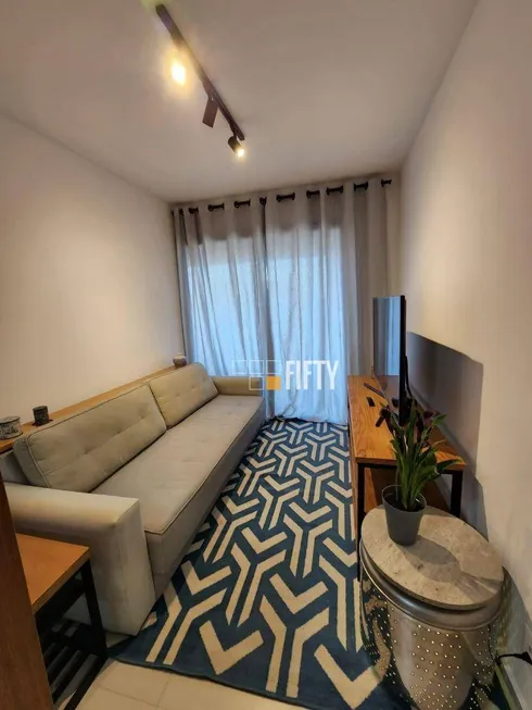 Foto 1 de Apartamento com 1 Quarto para alugar, 41m² em Campo Belo, São Paulo