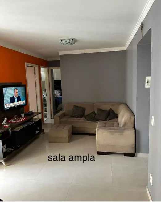 Foto 1 de Apartamento com 2 Quartos à venda, 53m² em Piraporinha, Diadema