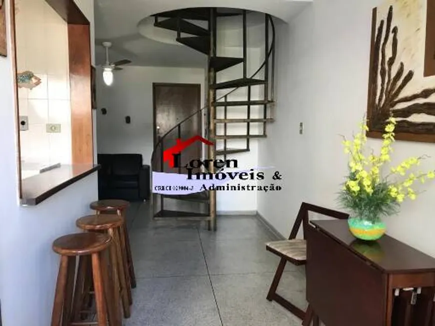 Foto 1 de Apartamento com 1 Quarto à venda, 58m² em Gonzaguinha, São Vicente