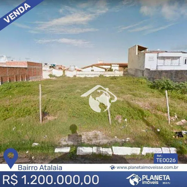 Foto 1 de Lote/Terreno à venda, 1113m² em Atalaia, Aracaju