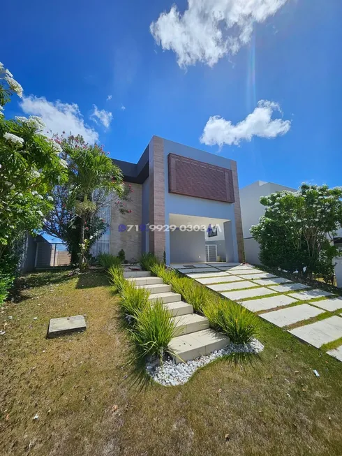 Foto 1 de Casa de Condomínio com 4 Quartos à venda, 286m² em Alphaville Abrantes, Camaçari