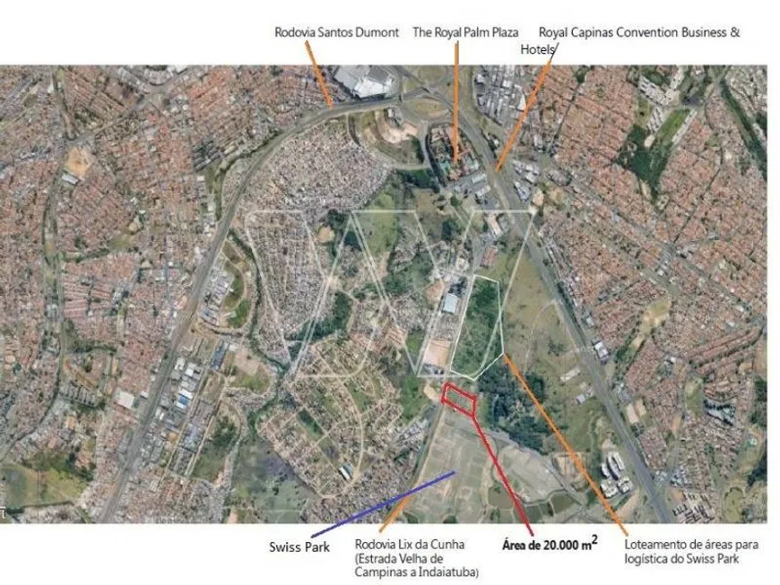 Foto 1 de Lote/Terreno à venda, 20070m² em Real Parque, Campinas