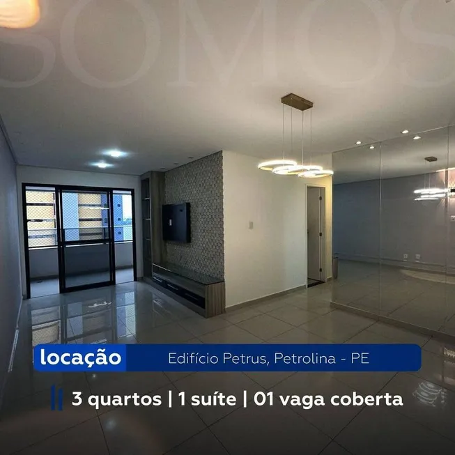 Foto 1 de Apartamento com 3 Quartos para alugar, 100m² em Centro, Petrolina