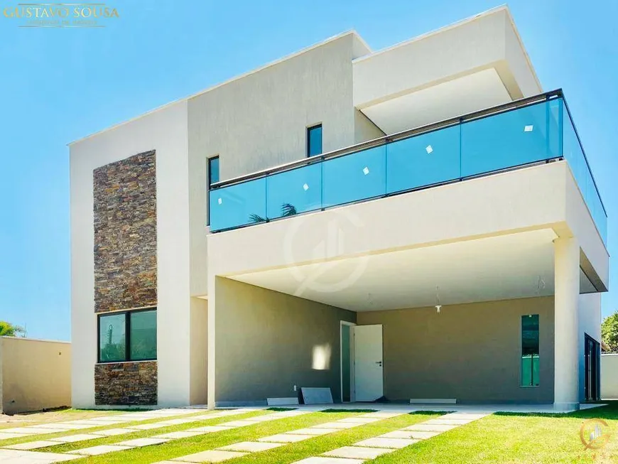 Foto 1 de Casa de Condomínio com 5 Quartos para venda ou aluguel, 450m² em Alphaville Fortaleza, Fortaleza