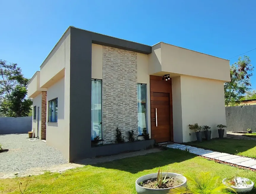Foto 1 de Casa de Condomínio com 3 Quartos à venda, 120m² em Arembepe Abrantes, Camaçari