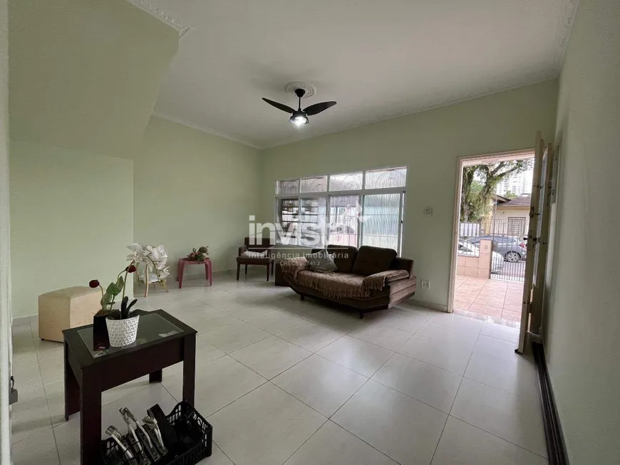 Foto 1 de Casa com 3 Quartos à venda, 142m² em Ponta da Praia, Santos