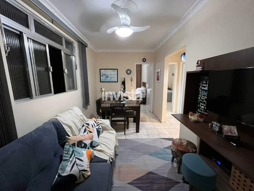 Foto 1 de Apartamento com 2 Quartos à venda, 60m² em Marapé, Santos