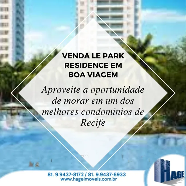 Foto 1 de Apartamento com 3 Quartos à venda, 140m² em Imbiribeira, Recife