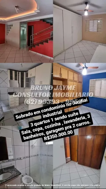 Foto 1 de Apartamento com 3 Quartos à venda, 90m² em Vila Industrial, Anápolis