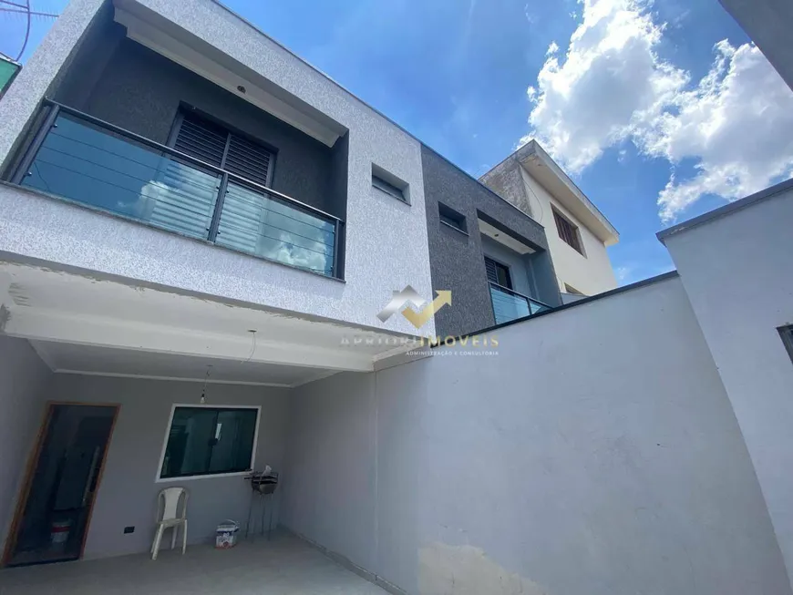 Foto 1 de Sobrado com 3 Quartos à venda, 87m² em Vila Camilopolis, Santo André