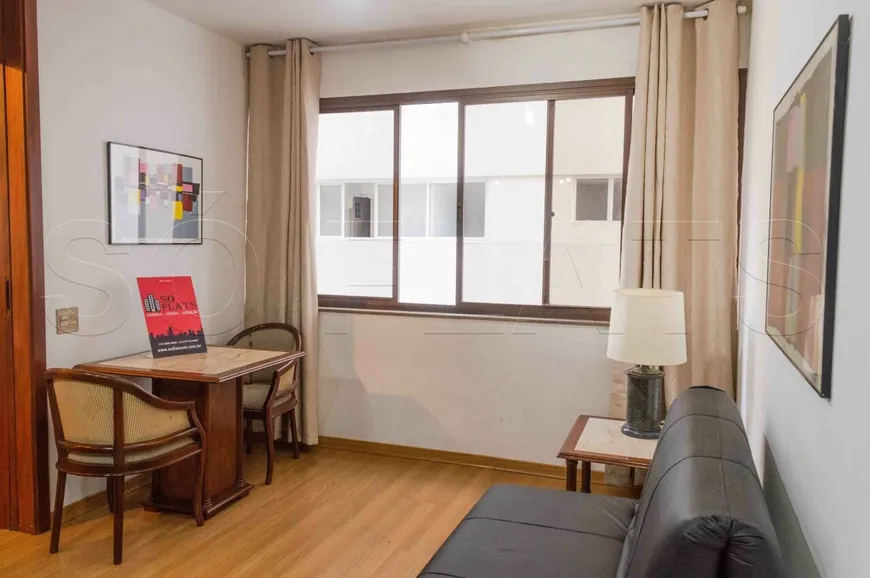 Foto 1 de Flat com 1 Quarto para alugar, 40m² em Jardim Paulista, São Paulo