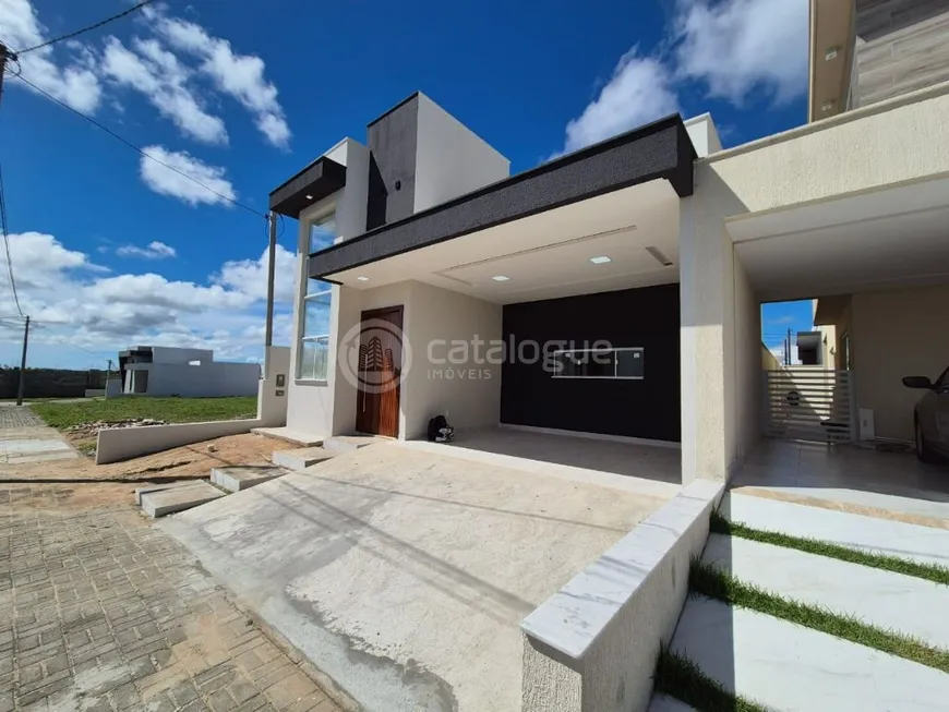 Foto 1 de Casa de Condomínio com 3 Quartos à venda, 122m² em Cajupiranga, Parnamirim