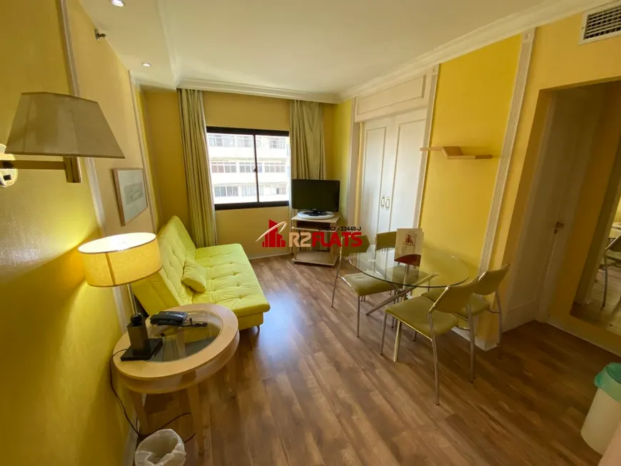 Foto 1 de Flat com 1 Quarto à venda, 32m² em Jardins, São Paulo