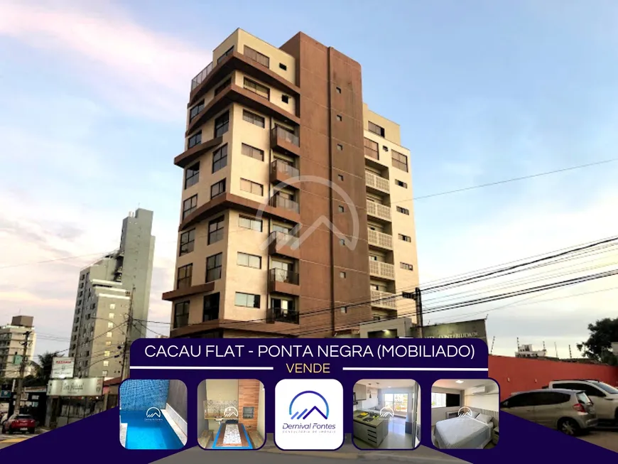 Foto 1 de Flat com 1 Quarto à venda, 38m² em Ponta Negra, Natal