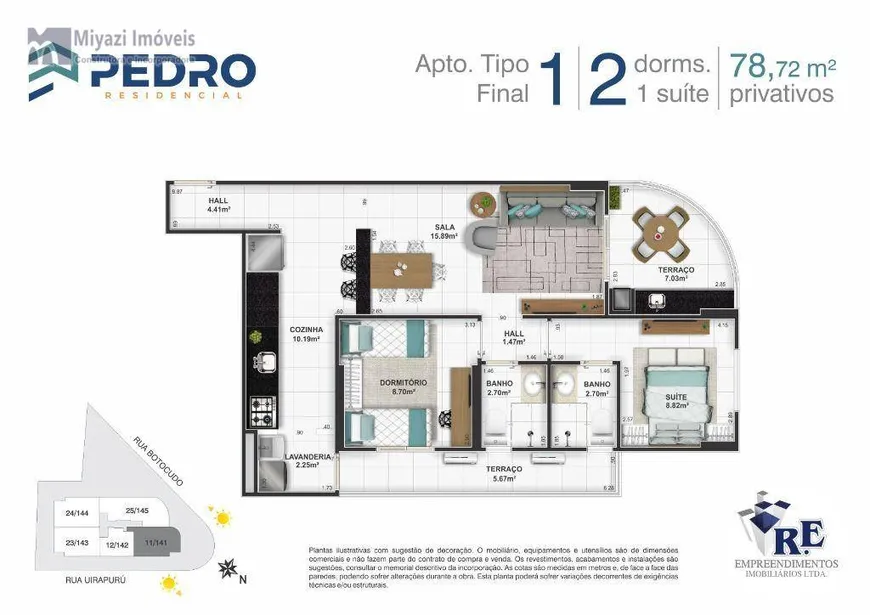 Foto 1 de Apartamento com 2 Quartos à venda, 79m² em Vila Tupi, Praia Grande