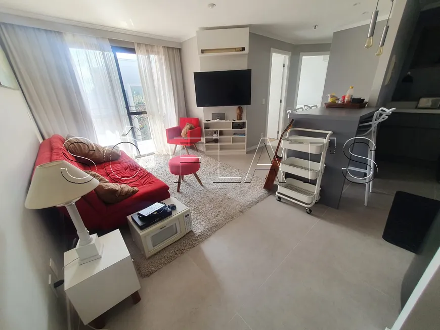 Foto 1 de Flat com 2 Quartos à venda, 48m² em Vila Olímpia, São Paulo