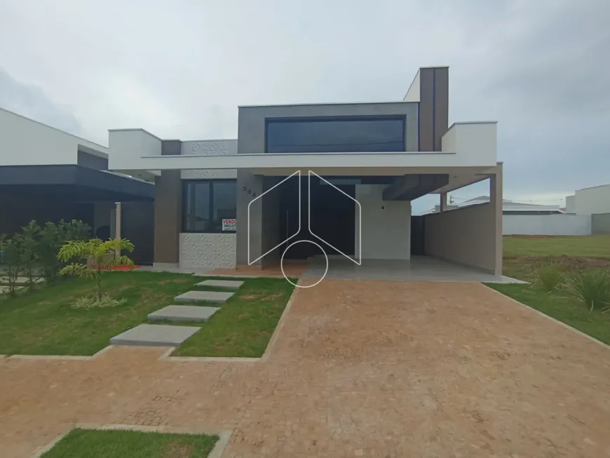 Foto 1 de Casa de Condomínio com 3 Quartos à venda, 180m² em Jardim São Domingos, Marília