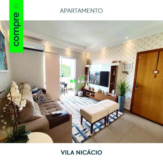 Foto 1 de Apartamento com 3 Quartos à venda, 93m² em Vila Nicácio, Franca