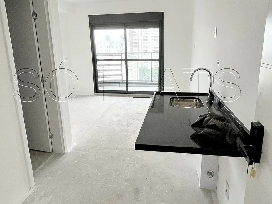 Foto 1 de Flat com 1 Quarto à venda, 25m² em Brooklin, São Paulo