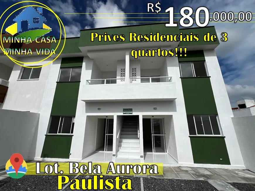 Foto 1 de Apartamento com 3 Quartos à venda, 57m² em Arthur Lundgren II, Paulista