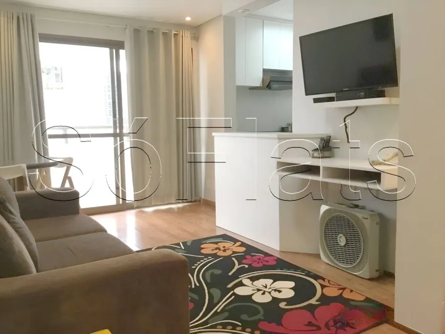 Foto 1 de Flat com 1 Quarto à venda, 54m² em Jardim Paulista, São Paulo