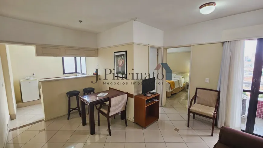 Foto 1 de Flat com 1 Quarto à venda, 40m² em Anhangabau, Jundiaí